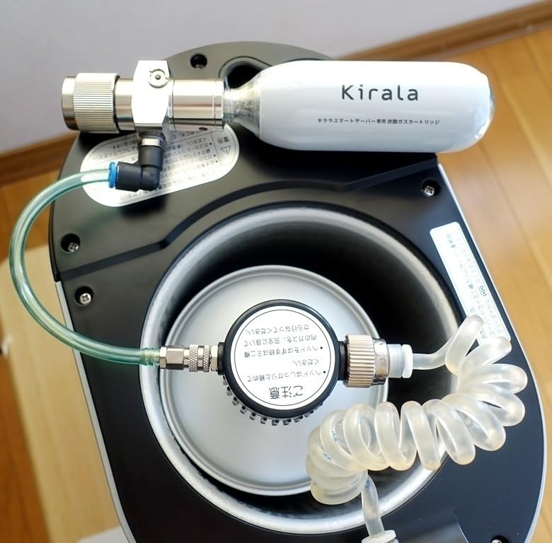 Amazon.co.jp: Kirala 炭酸ガスカートリッジ 74g×5本セット キララ